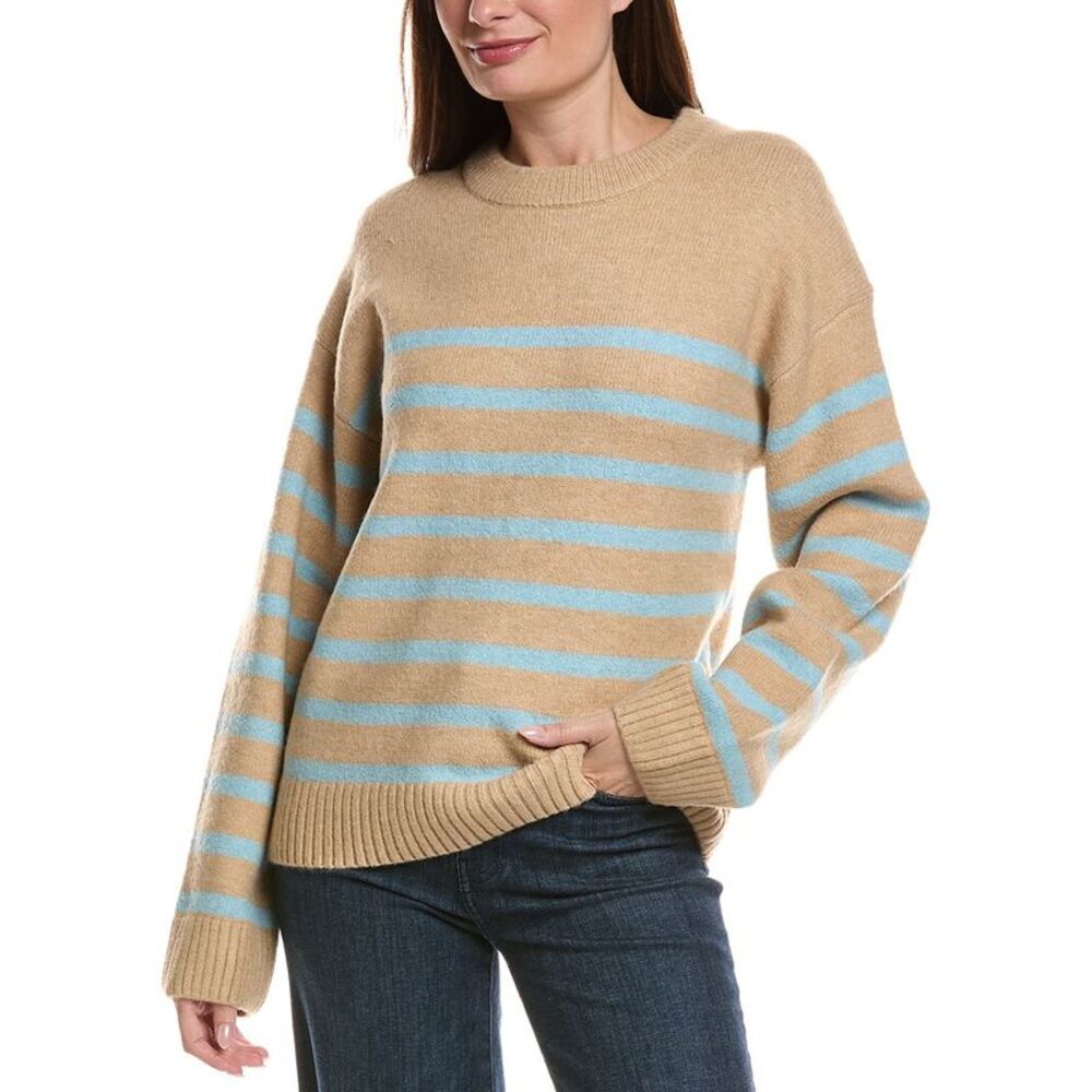 English Factory Womens Striped Crewneck Sweater